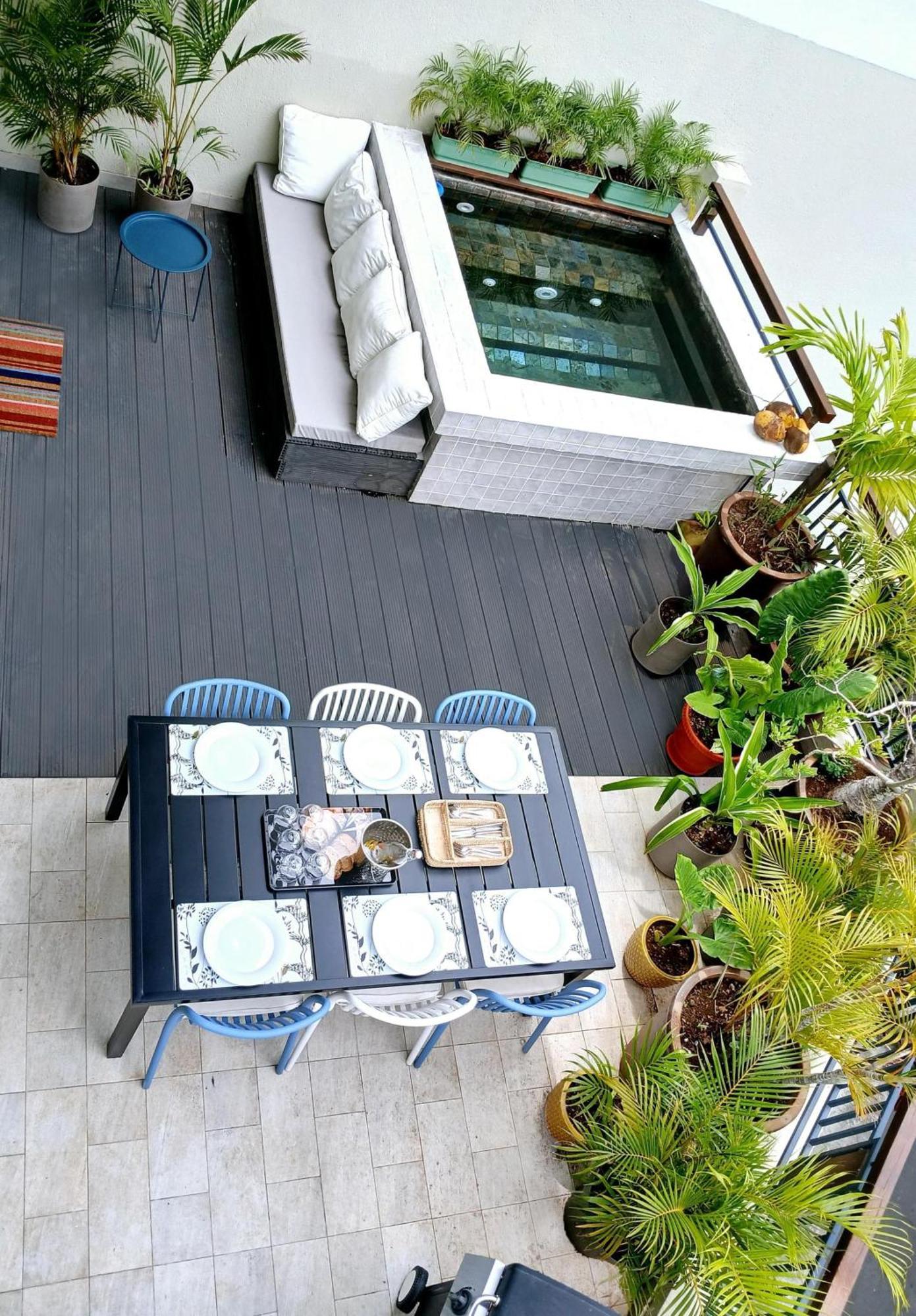 Seaside 3 Suites Penthouse With Pool Gym & Bbq Terrace Cap Malheureux Buitenkant foto